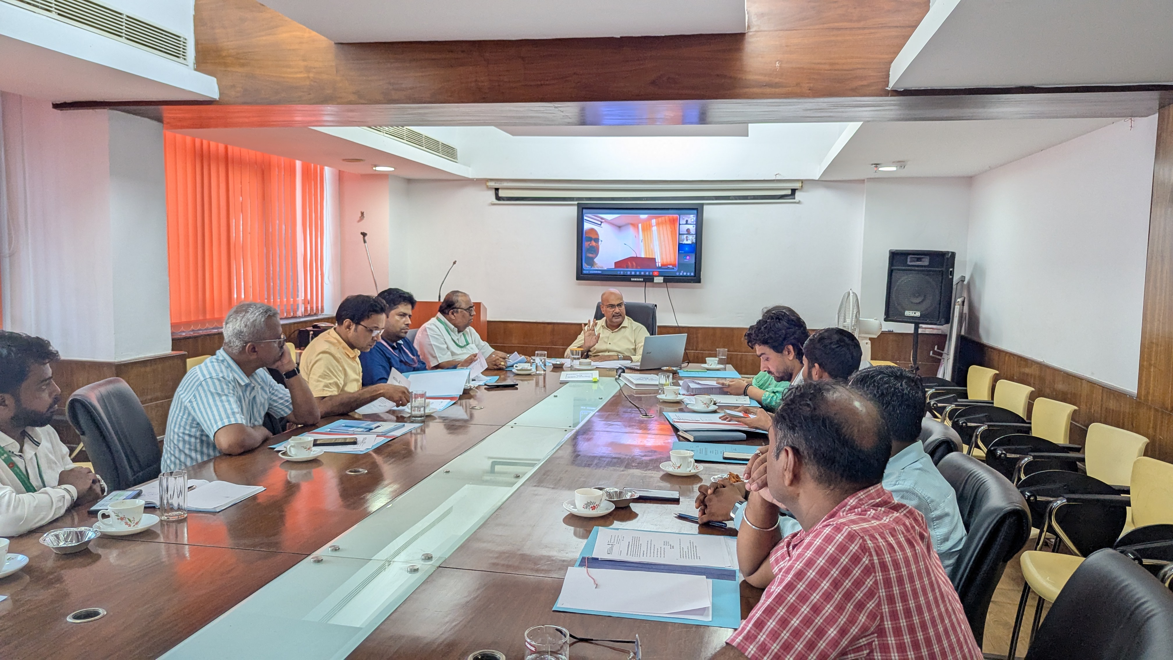 विभागीय राजभाषा कार्यान्वयन समिति की तिमाही बैठक 